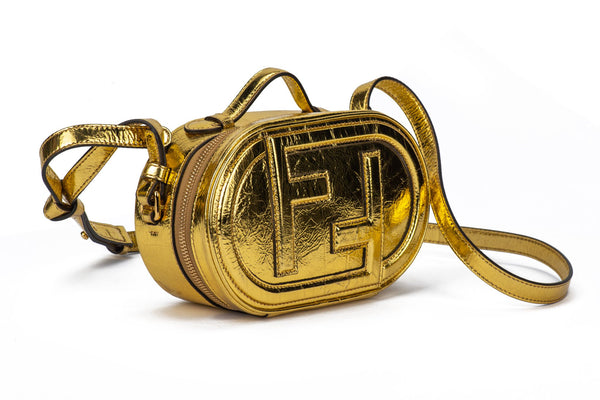 Fendi Oâ™Lock Mini Camera Case New Gold - Vintage Lux