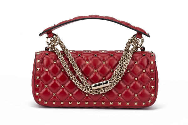 送料無料商品 |  公式 オンライン Valentino New Red Rockstud Shoulder Bag - Vintage Lux スカート