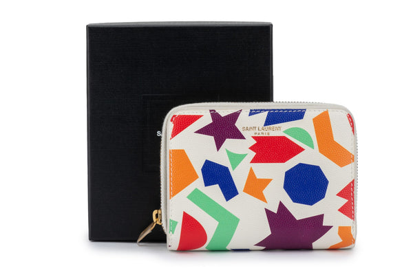【SAINT LAURENT】WALLET Saint Laurent Black Cassandre Zip Long Wallet – Zoo Fashions