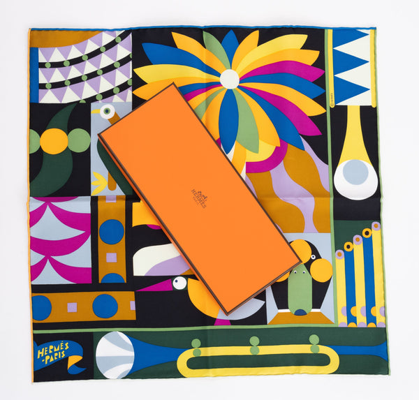 ＊華やか＊【HERMES】ガヴロッシュ 45 Parade en Fanfare Detail 華やか】HERMES《Parade en Fanfare Detail》ガヴロッシュ 45