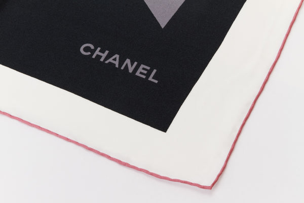 CHANELラメロゴ背中クロスカットソー CHANELラメロゴ背中クロスカットソー