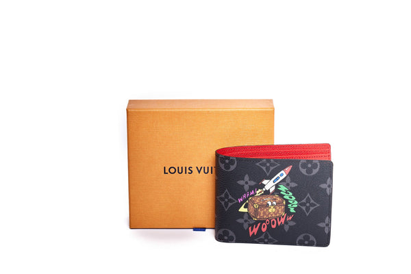 Louis Vuitton Multiple Wallet Monogram Logo Story Brown in Canvas - US