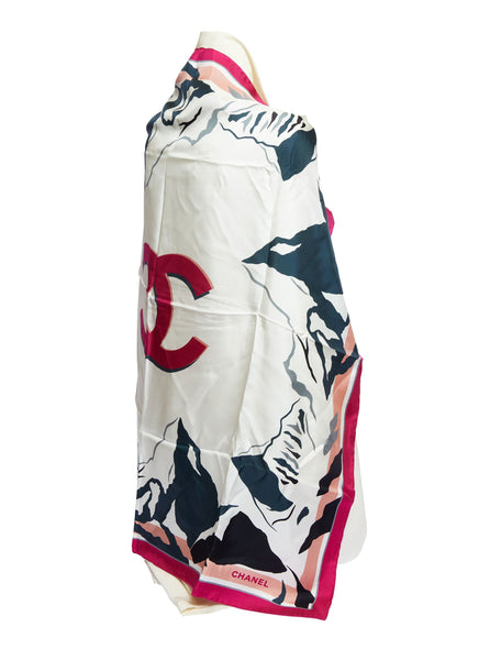 CHANEL シャネル　silk CHANEL 1995年製 シルクサテンCCターンロックハンドバッグ