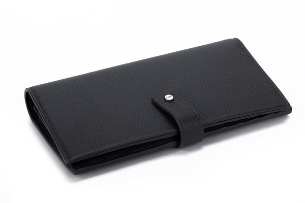 YSL BNIB Asphalt Gray Long Wallet Vintage Lux
