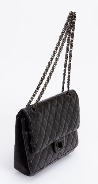 Chanel So Black Jumbo Flap - Vintage Lux