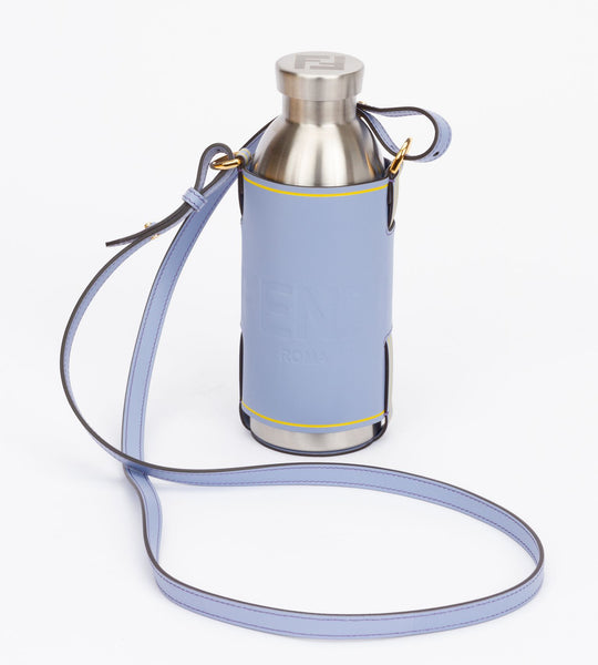 FENDI ROMA Flask ボトルホルダー Amazon.com: FENDI Roma Black Steel Bottle and FF Woven