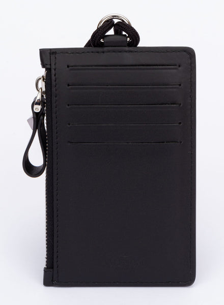 [Valentino] All Around Locked Card Holder - ☆送料込☆ Valentino NIB Card Case W-Laniard - Vintage Lux