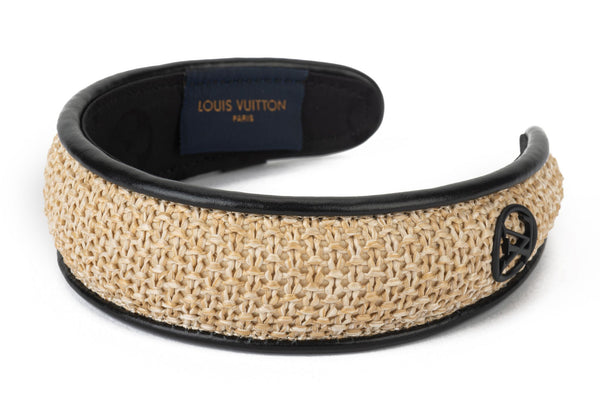 Shop Louis Vuitton Raphia Headband by KICKSSTORE