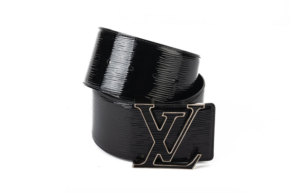 Louis Vuitton Black Leather Belt