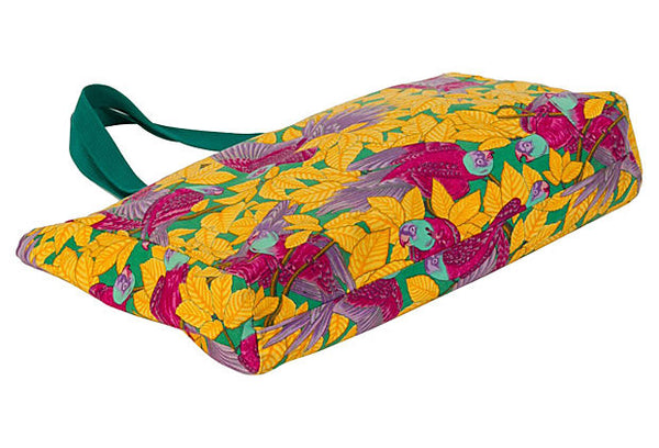 Hermès Large Yellow Parrots Beach Bag - Vintage Lux display picture 1