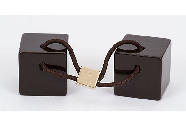 Louis Vuitton Cube Hair Ties Set Resin Brown 64092141