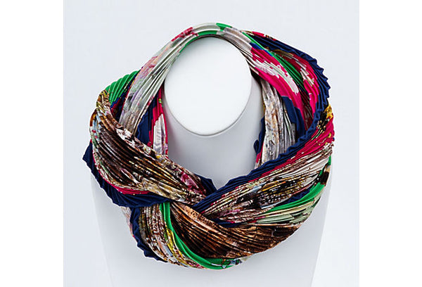 Hermes Rare Pleated Texas Wildlife Scarf - Vintage Lux