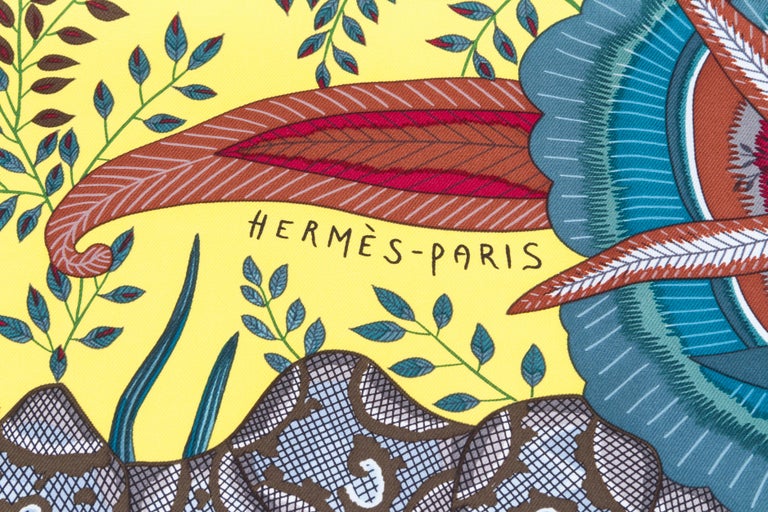 Hermes Flowers of South Africa Scarf