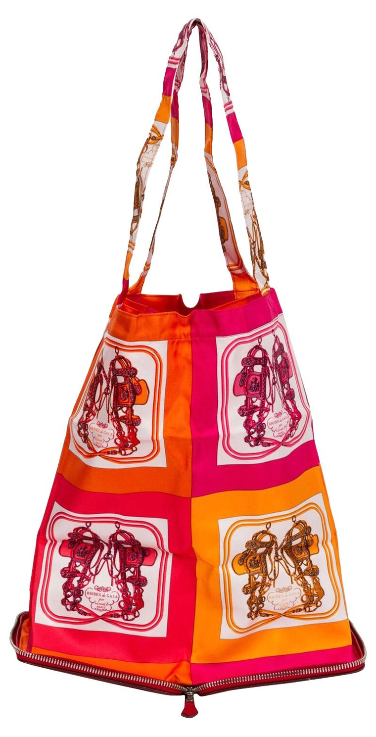 Hermes Red Silky Pop Bag