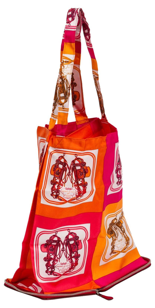 Hermes Red Silky Pop Bag