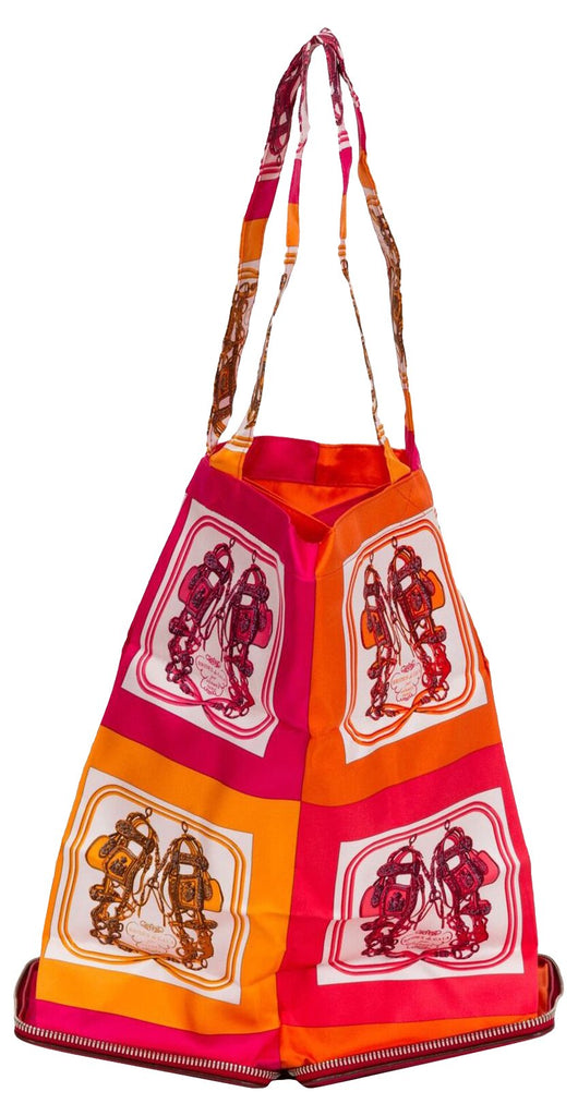 Hermes Red Silky Pop Bag