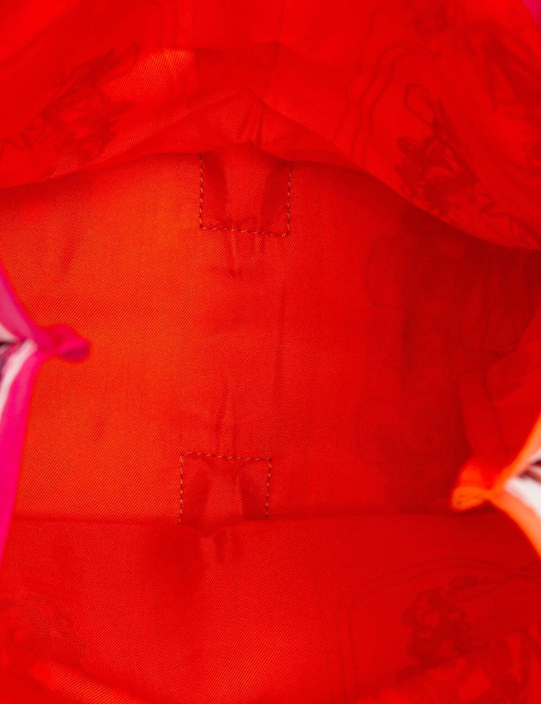 Hermes Red Silky Pop Bag
