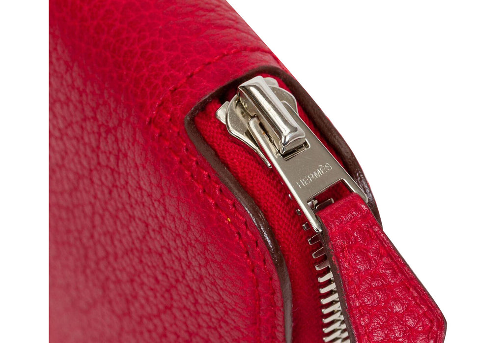 Hermes Red Silky Pop Bag