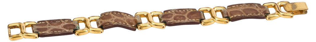 Hermès Brown Crocodile Bracelet