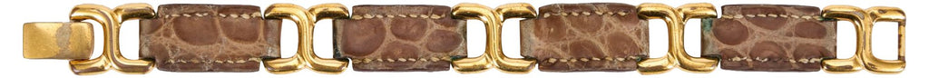 Hermès Brown Crocodile Bracelet