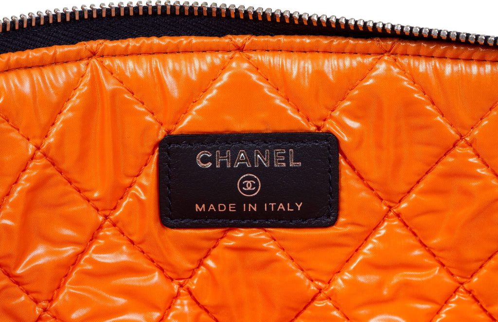 Chanel Large Denim Clutch