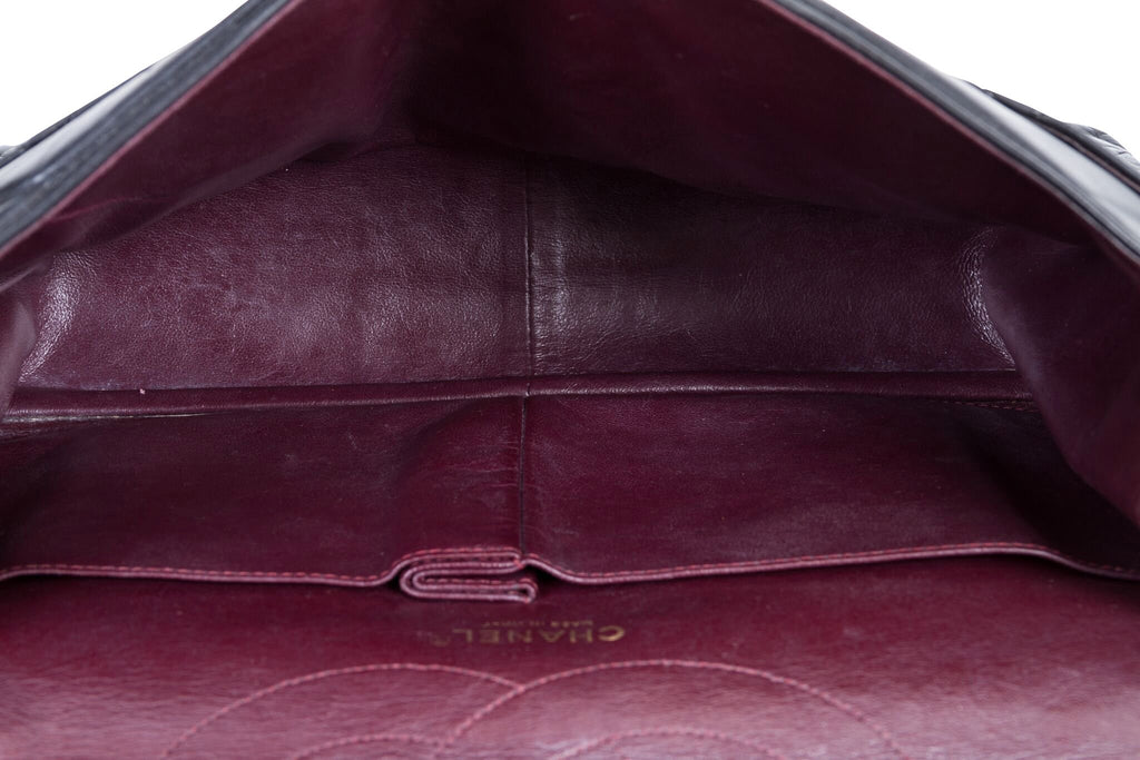 Chanel Reissue Black Gold Jumbo Flap Bag