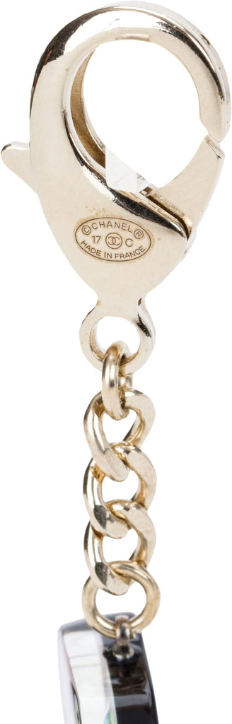 Chanel Lucite Parrot Keychain