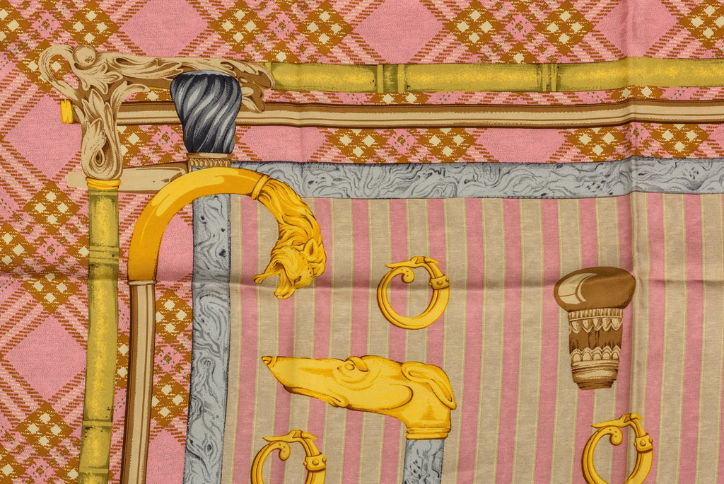 Trussardi Silk Print Scarf