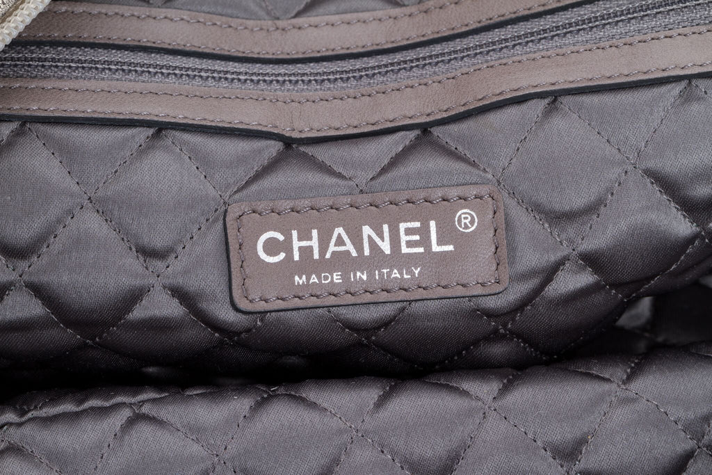 Chanel Le Marais Platinum Leather Bag