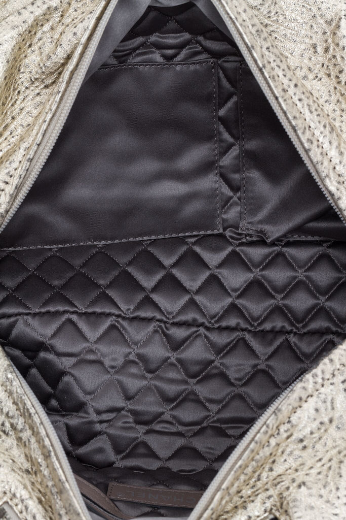 Chanel Le Marais Platinum Leather Bag