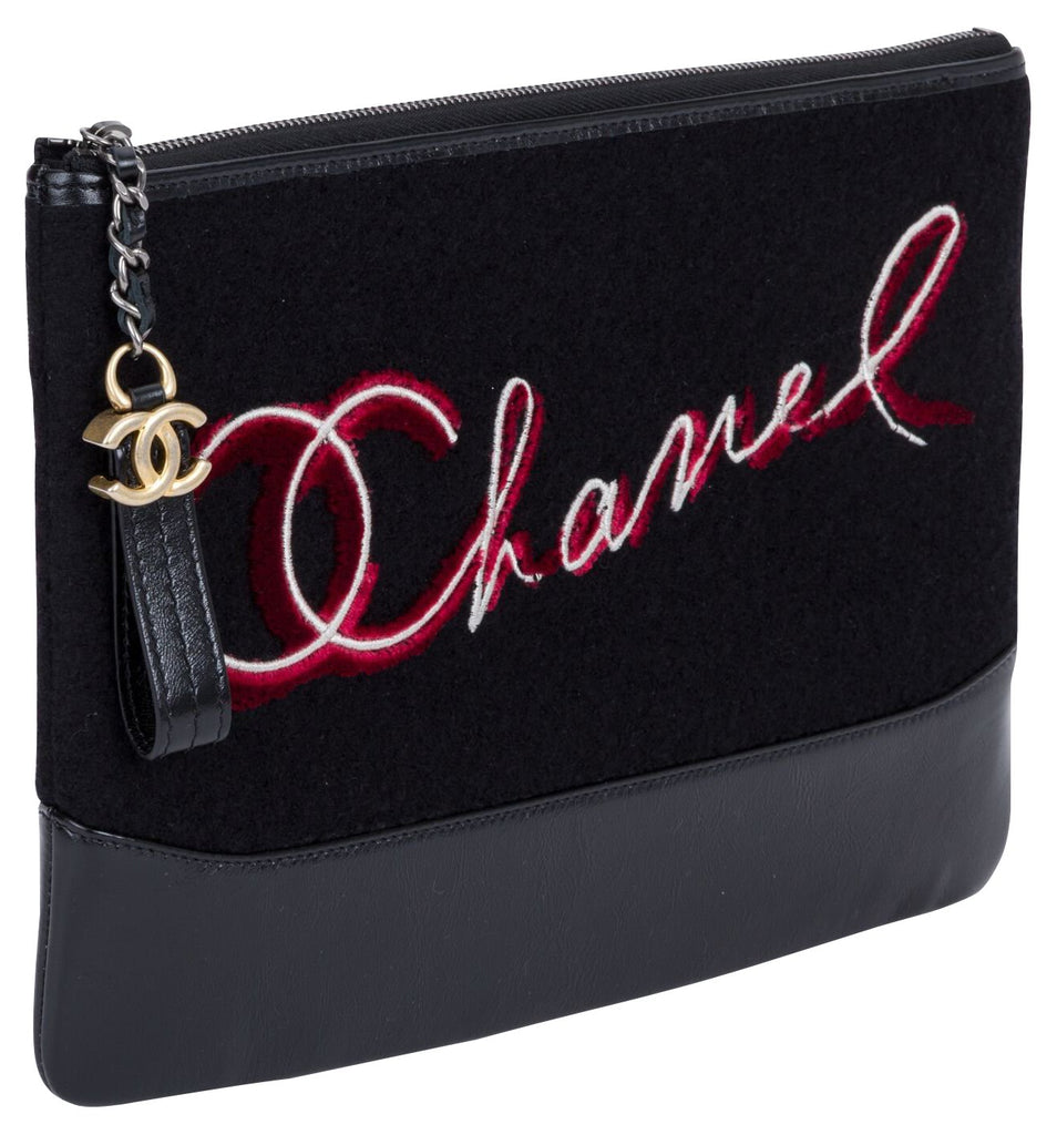 Chanel Black Paris Salzburg Clutch