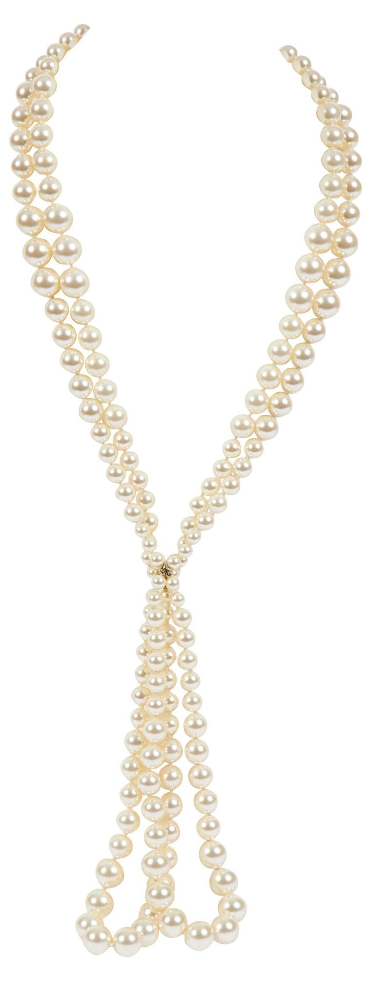 Chanel Two-Strand Faux-Pearl Necklace