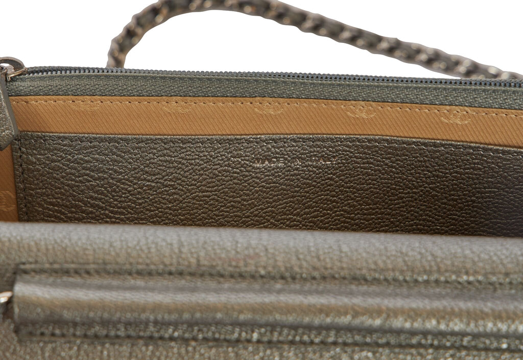 Chanel Platinum Sevruga Crossbody Bag