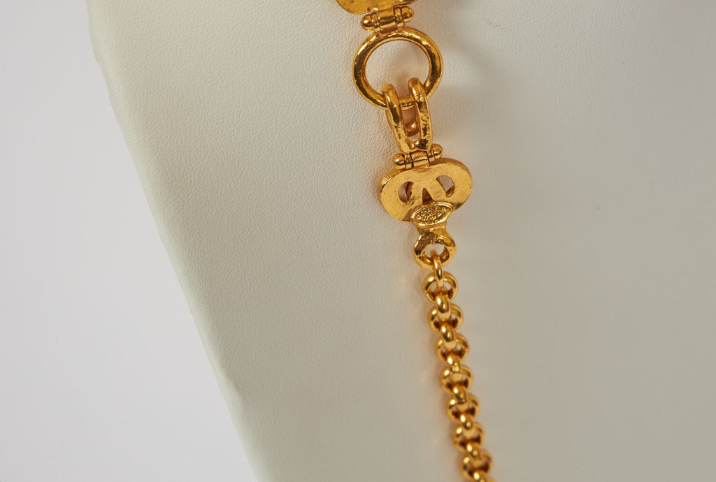 Chanel Woven Magnifier Pendant Necklace