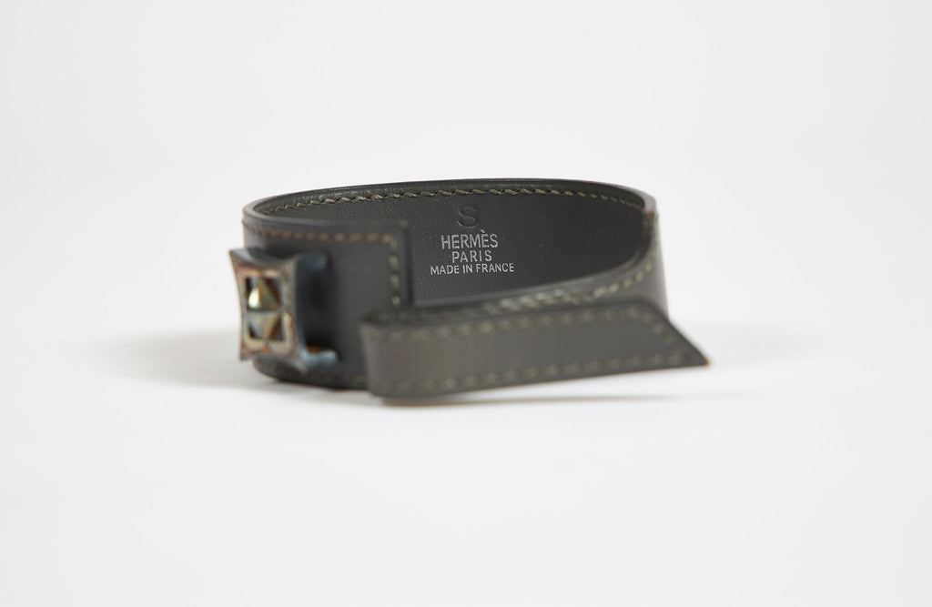 Hermès Gray Box Silver Tuareg Bracelet