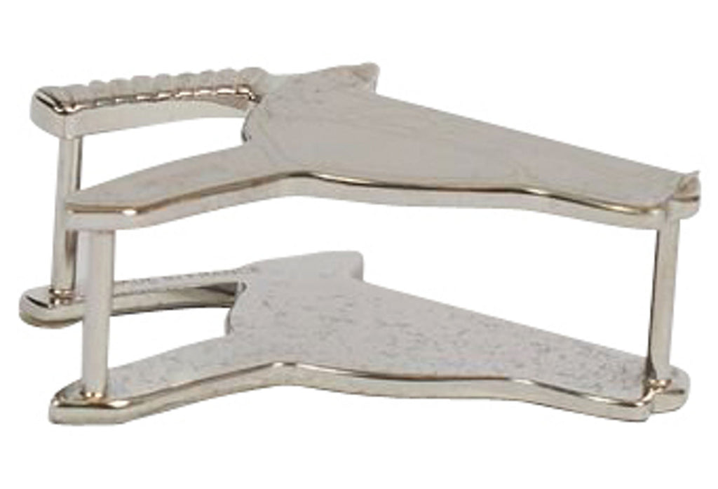 Hermès Palladium Horse Head Scarf Ring