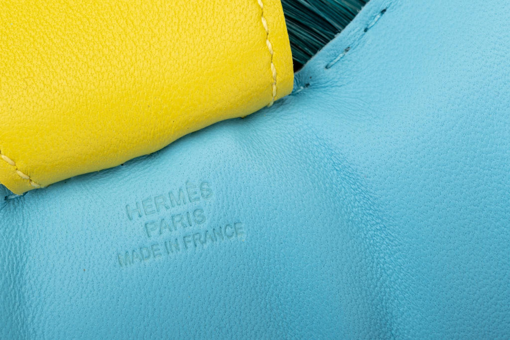 Hermès Grigri GM Rodeo Charm Turquoise