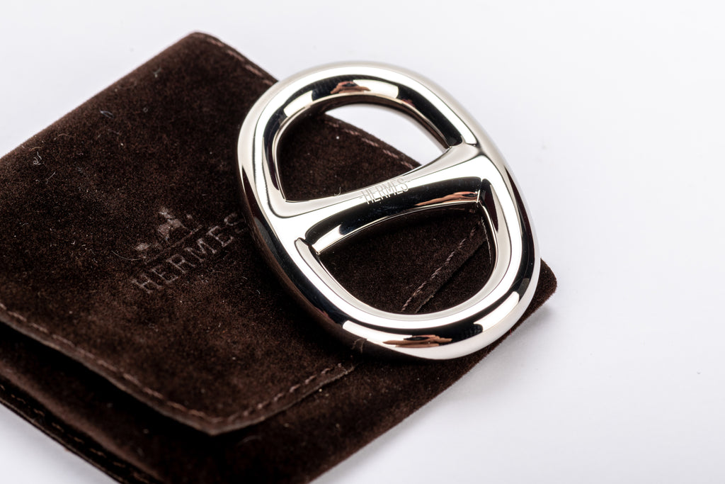 Hermès Palladium Scarf Ring