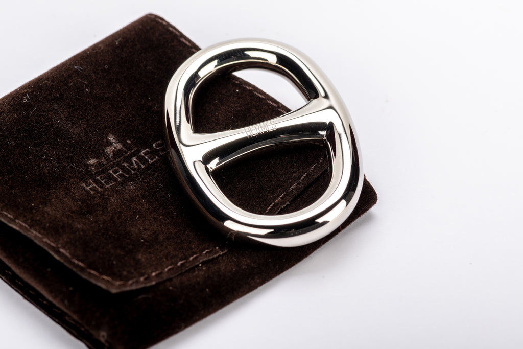 Hermès Palladium Scarf Ring