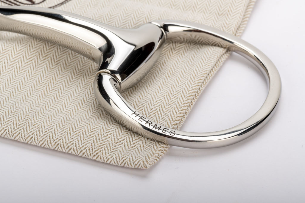 Hermès Palladium Mors Scarf/Belt Ring