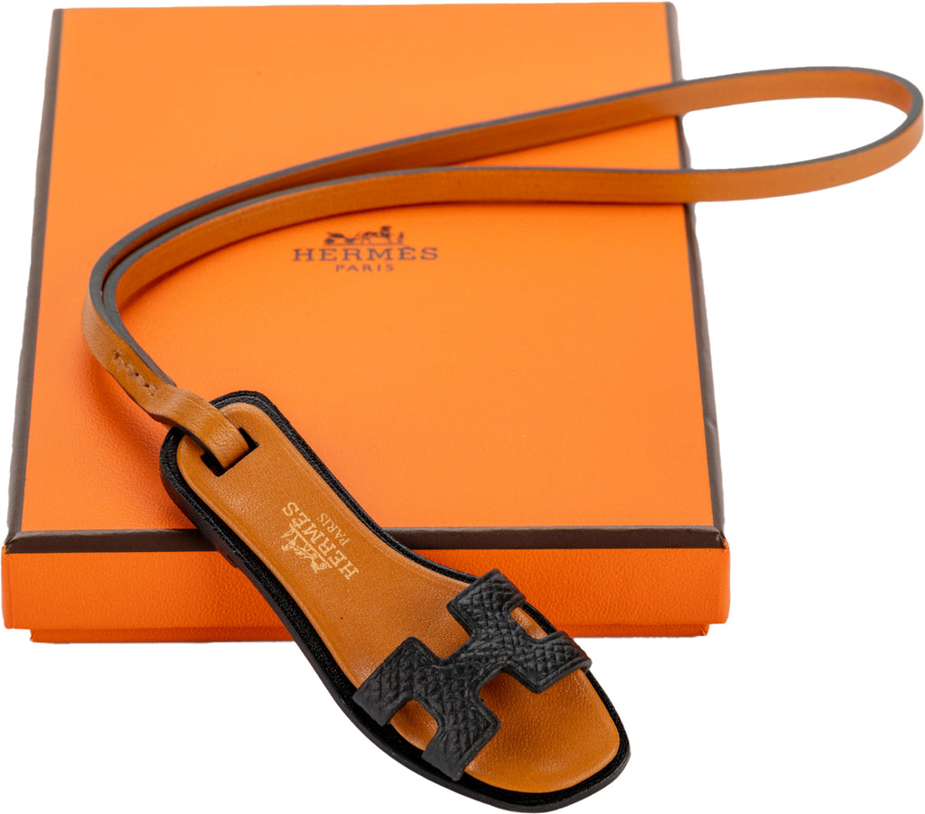 Hermes Rare Oran Black Bag Charm BNIB