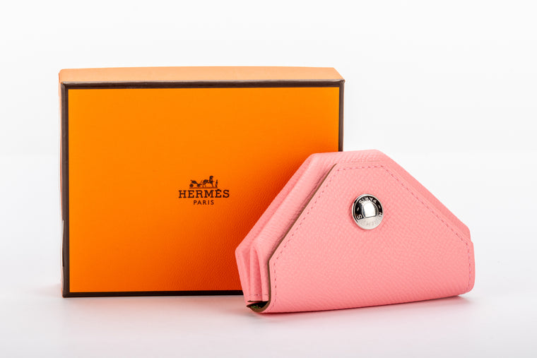 Hermes Verso Pink Green Coin Case BNIB