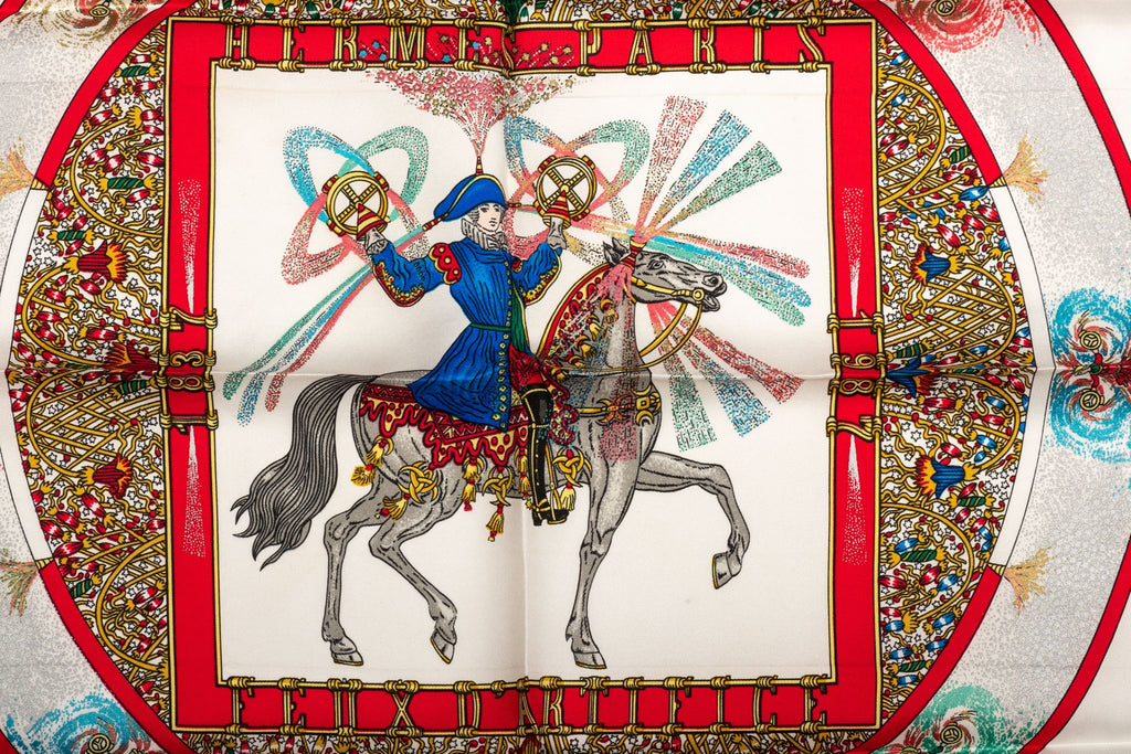 Hermès Feux D Artifice Silk Gavroche