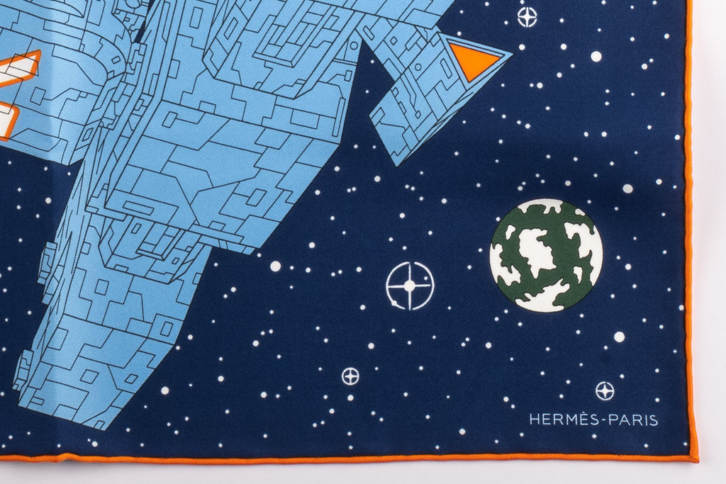 Hermes NIB Small Silk Spaceship Gavroche
