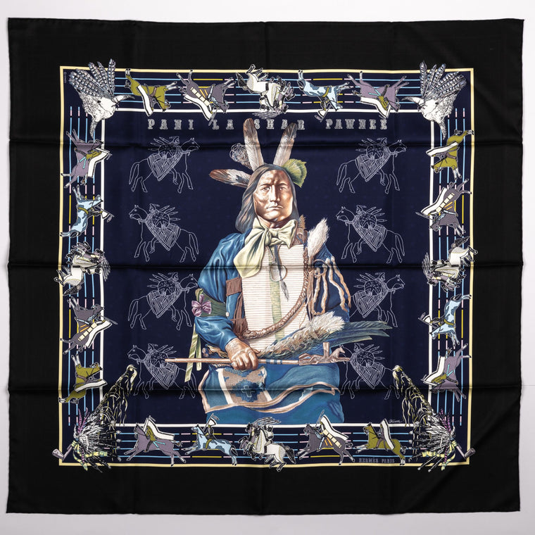 Hermes NIB Lim. Ed. Pawnee Bandana Scarf