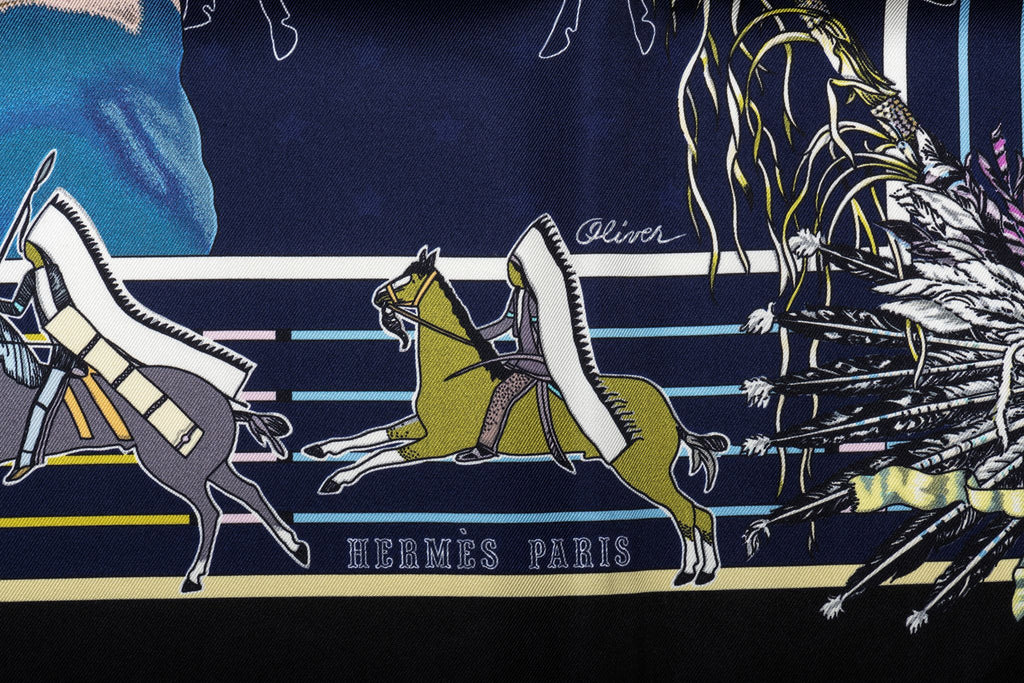 Hermes NIB Lim. Ed. Pawnee Bandana Scarf