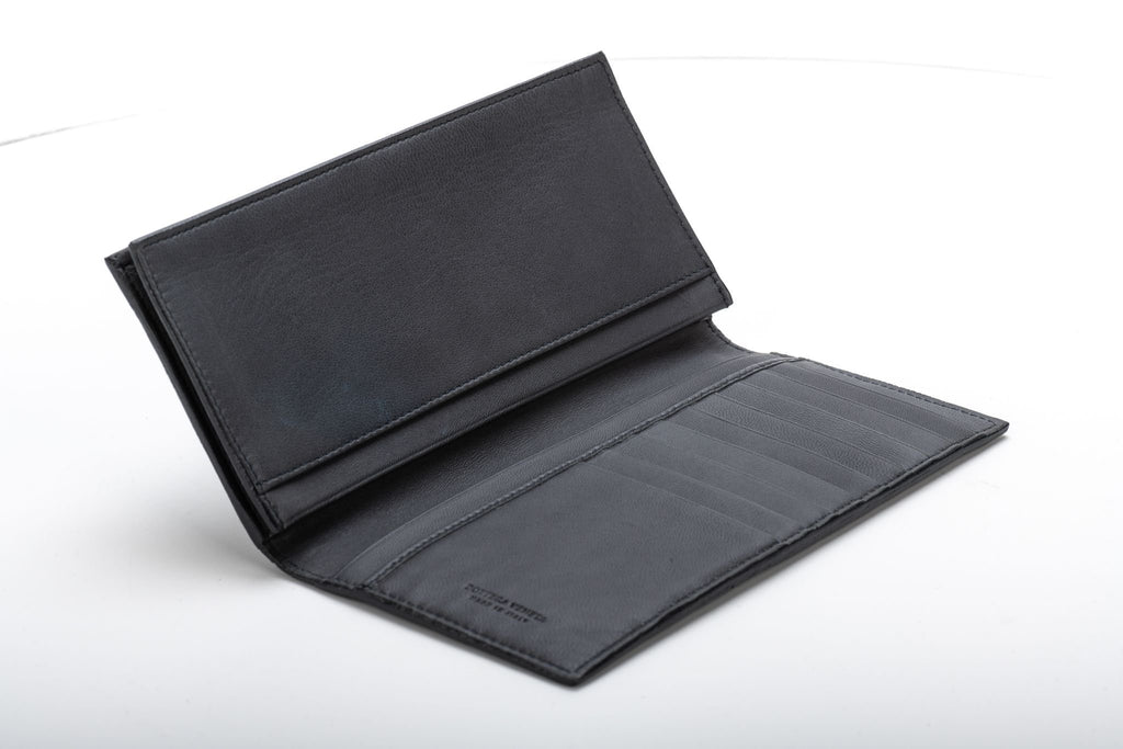 Bottega Intrecciato Gray Wallet Unisex