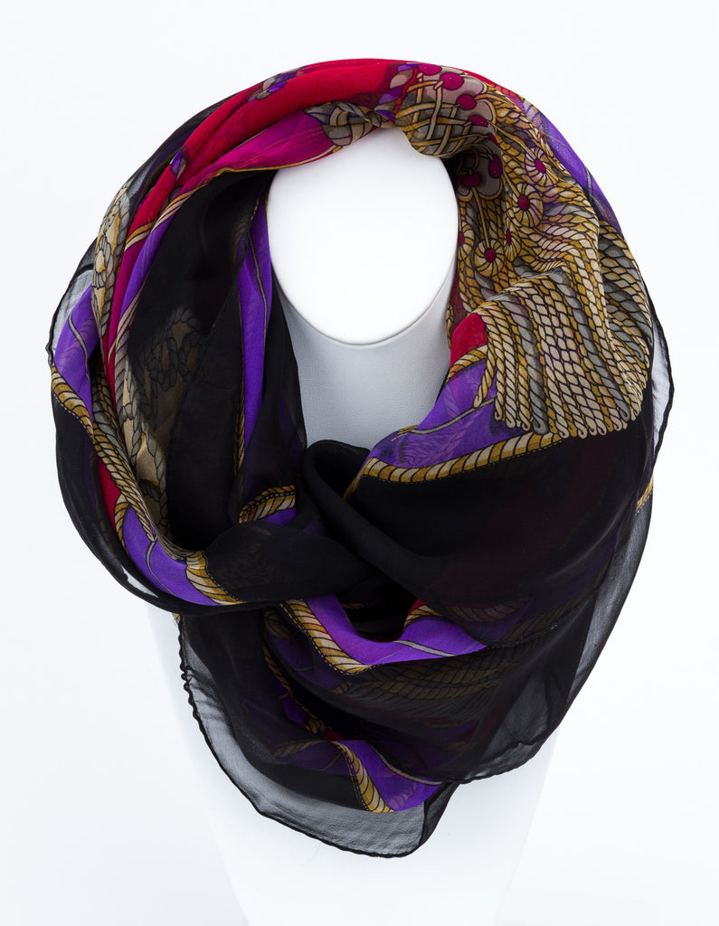Ferragamo Silk Chiffone Shawl