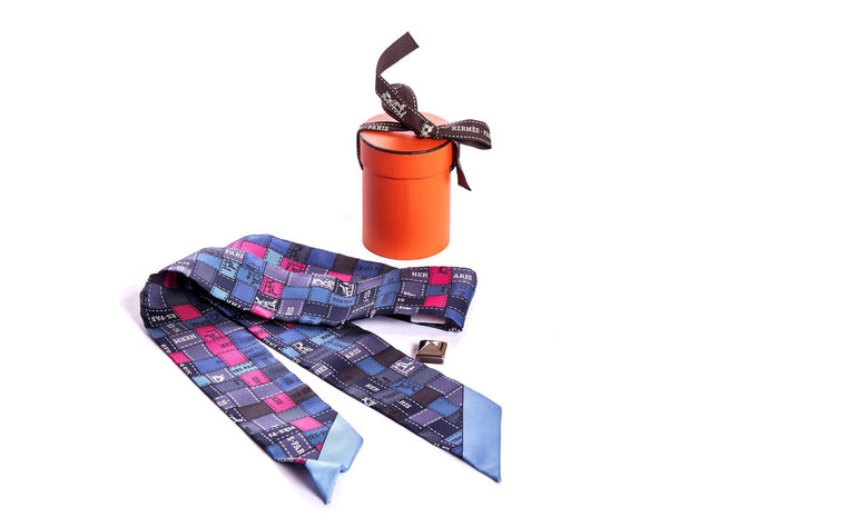 Hermes Bolduc Purple Palladium Twilly