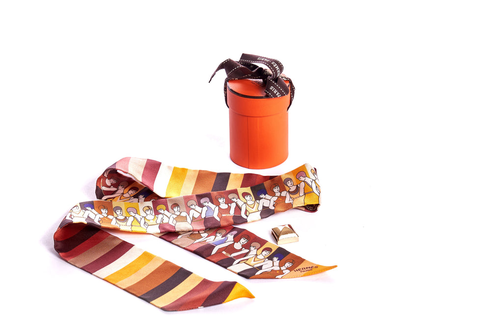 Hermès Syncronized Swimmer Silk Twilly